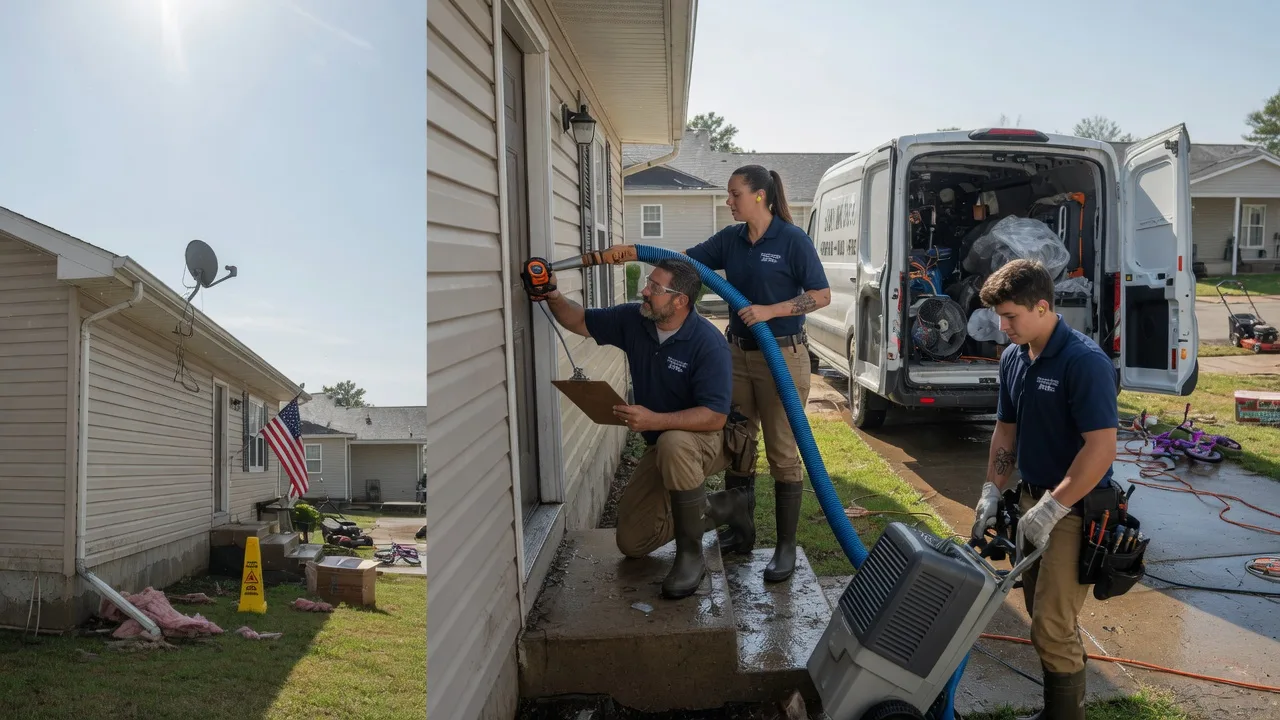 Ceiling Water Damage Restoration in Welling, OK near me